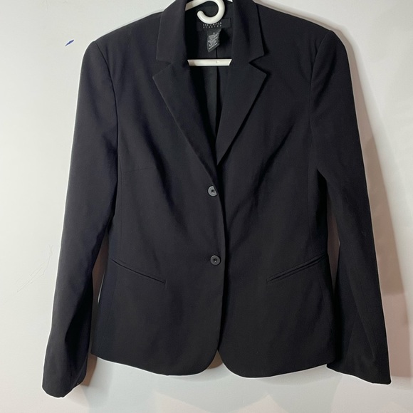 The Limited Women’s 2 Button Blazer In Modern Stretch Long Sleeve Black S - Picture 11 of 16